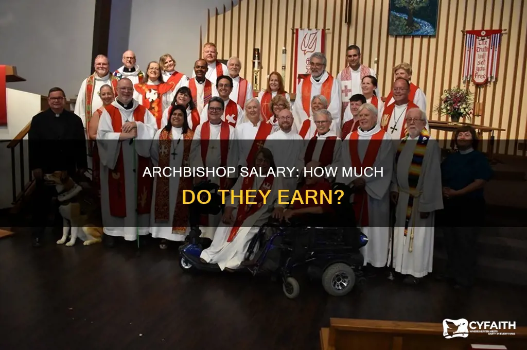 what is the salary of a catholic archbishop