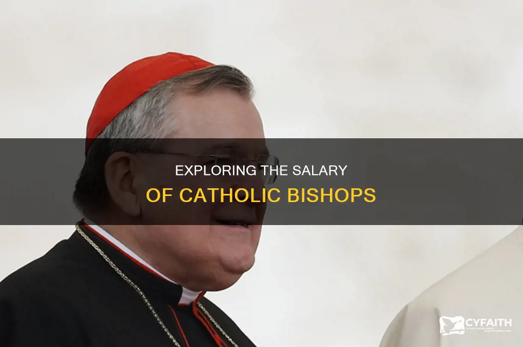 what is the salary of a catholic bishop