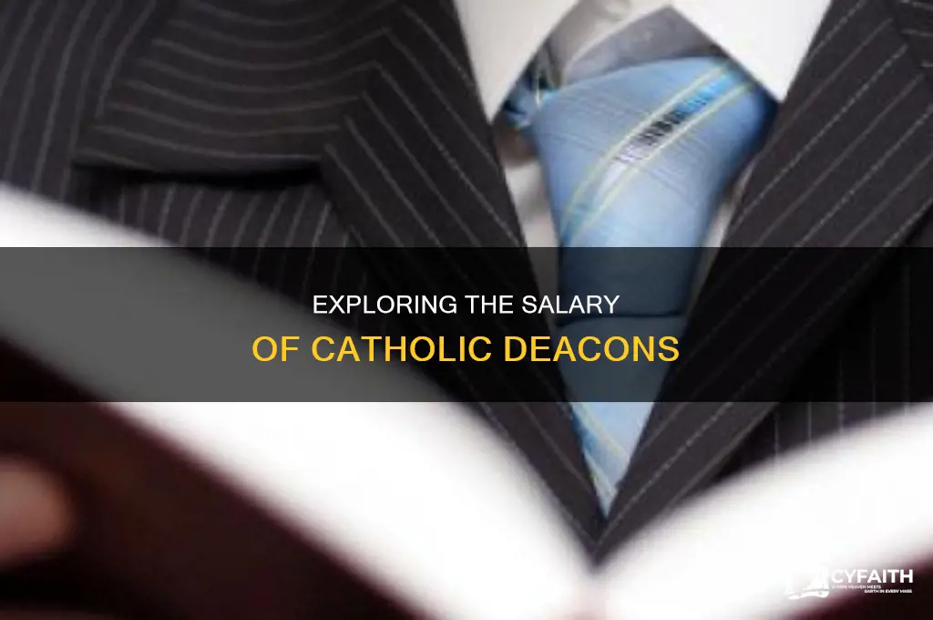 what is the salary of a catholic deacon