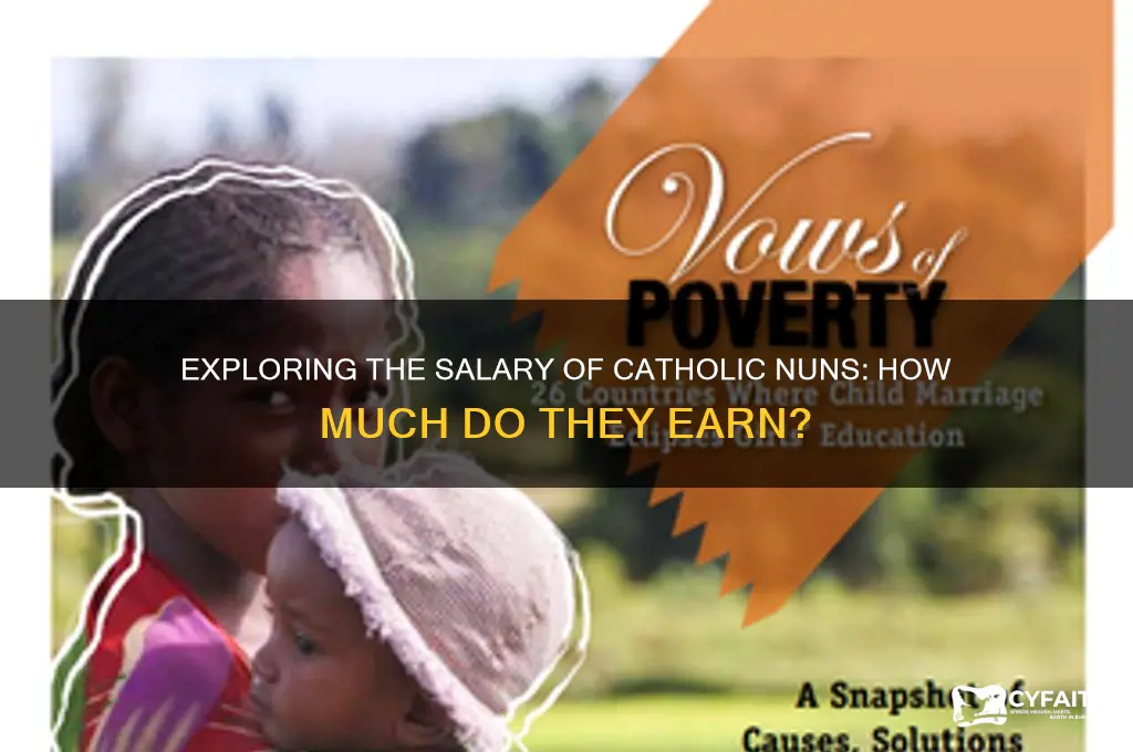 what is the salary of a catholic nun