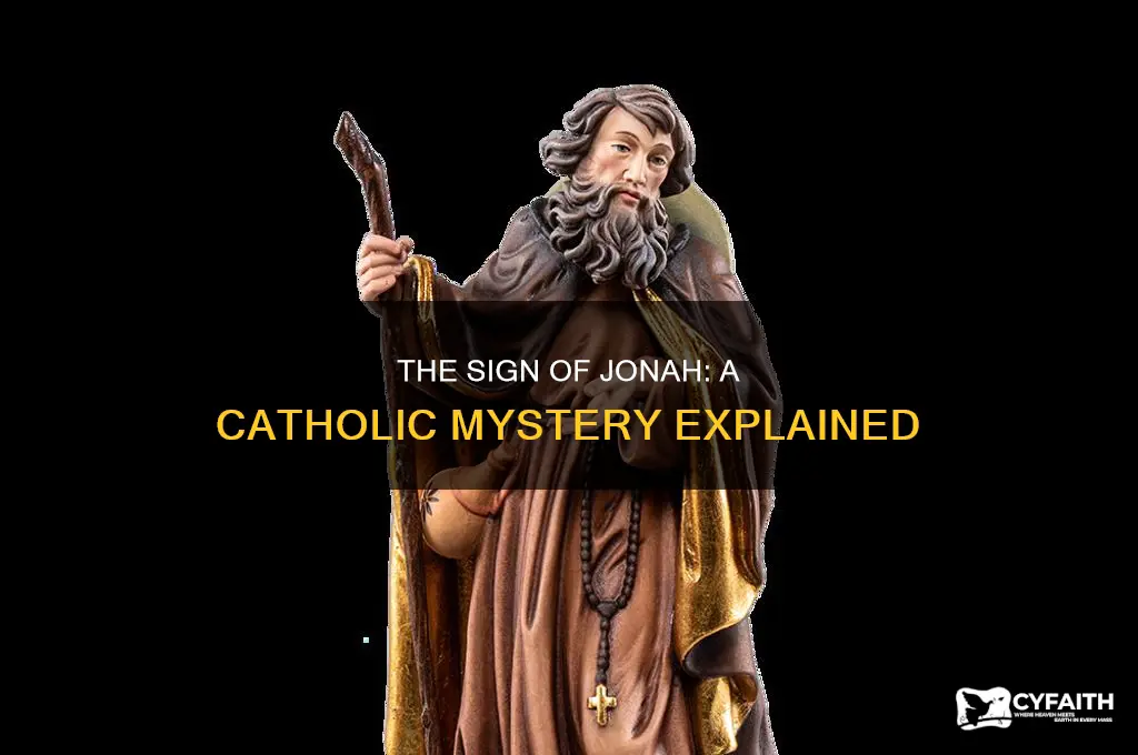 what is the sign of jonah catholic