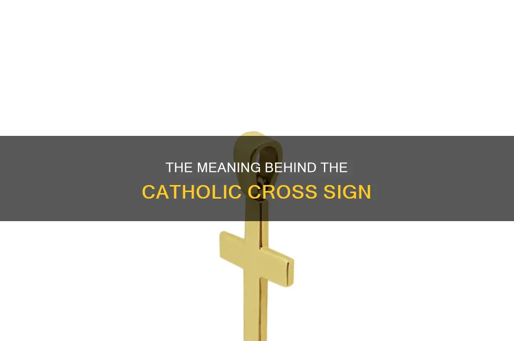 what is the sign of the cross catholic