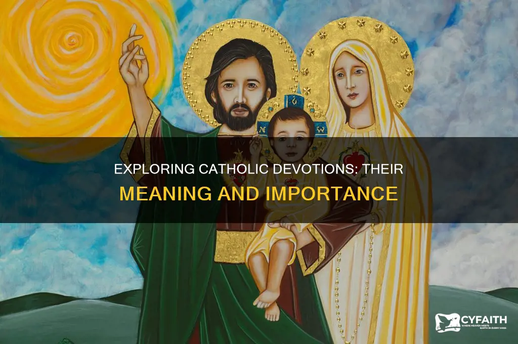 what is the significance of catholic devotions