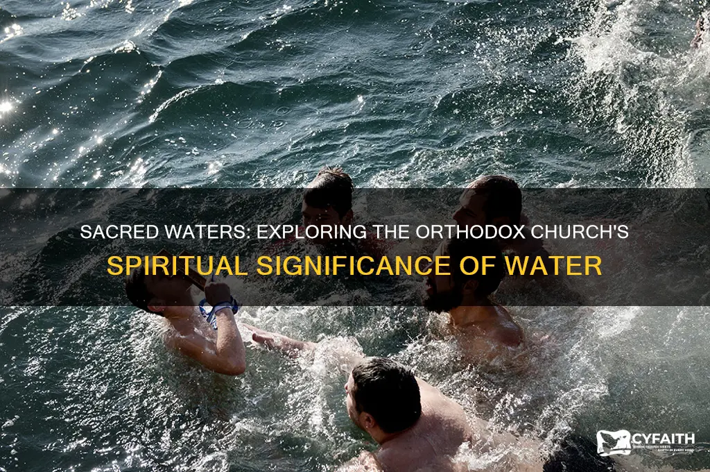 what is the significance of water in the orthodox church