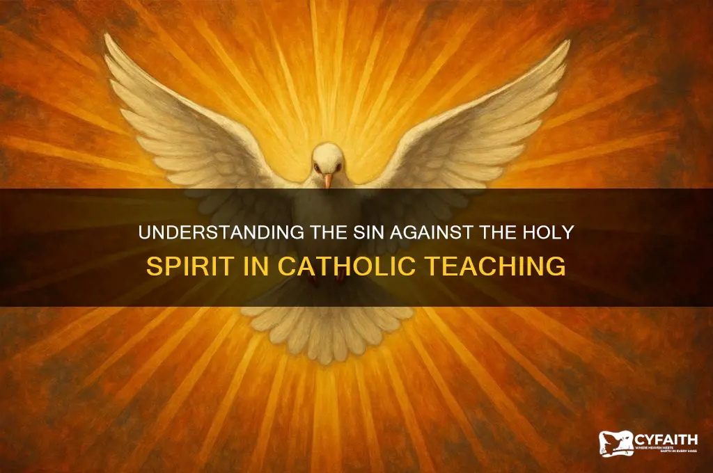what is the sin against the holy spirit catholic