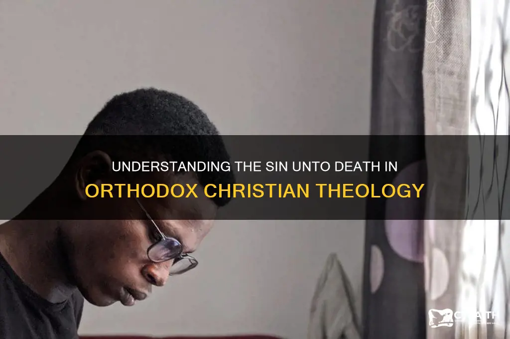 what is the sin that leads to death orthodox