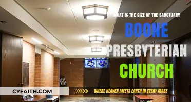 Sanctuary Boone Presbyterian Church: Exploring Its Size and Dimensions