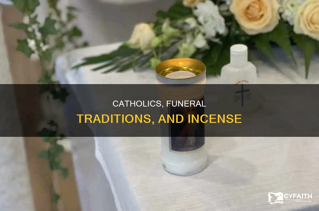 what is the smoke at a cathollic funeral