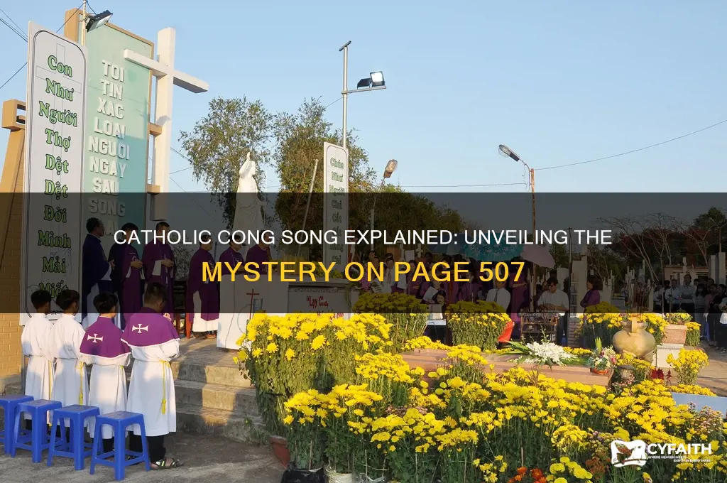 what is the song catholic cong on page 507