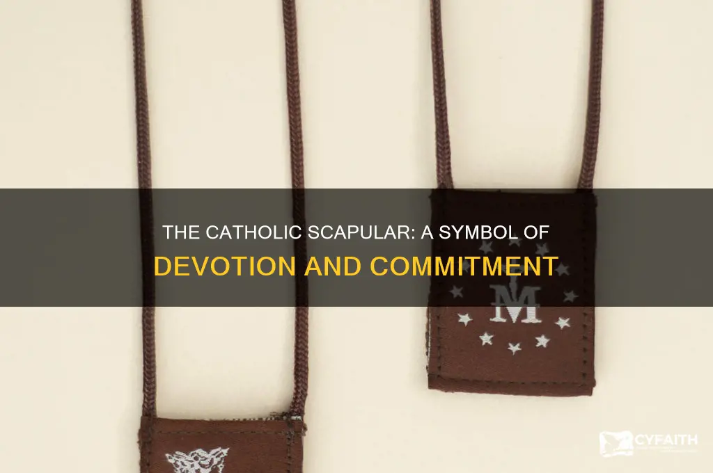 what is the story behind the catholic scapular