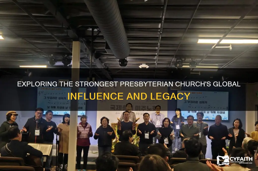 what is the strongest country presbyterian church