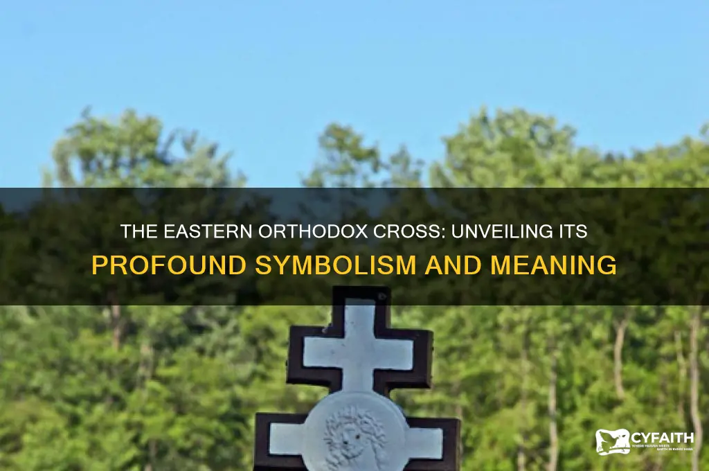 what is the symbolism of the eastern orthodox cross