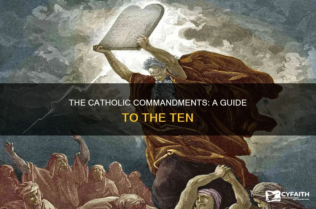 what is the ten commandments catholic