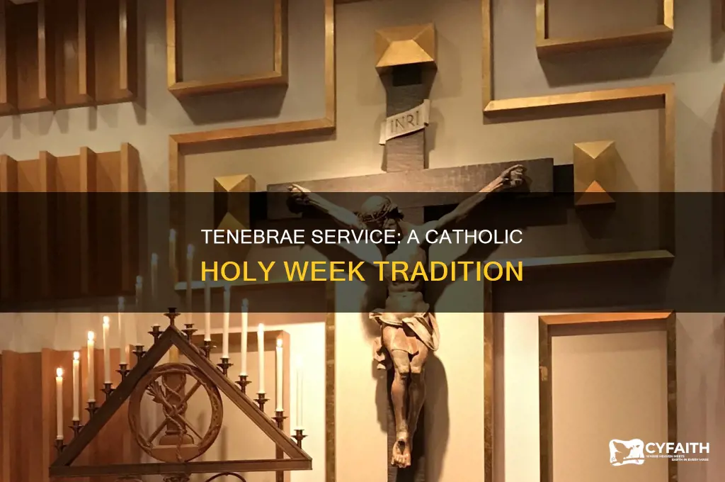 what is the tenebrae service catholic