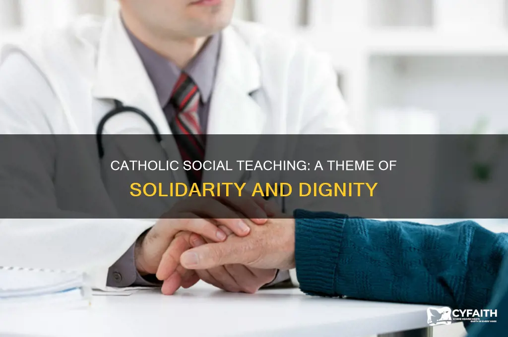 what is the theme of catholic social teaching
