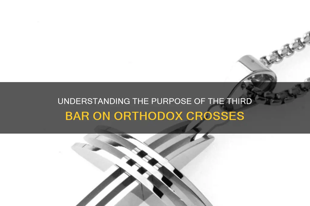 what is the third bar for on an orthodox cross