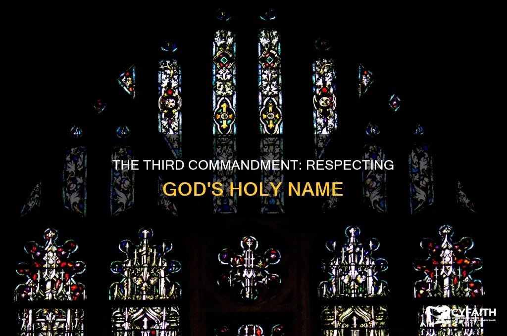 what is the third commandment catholic