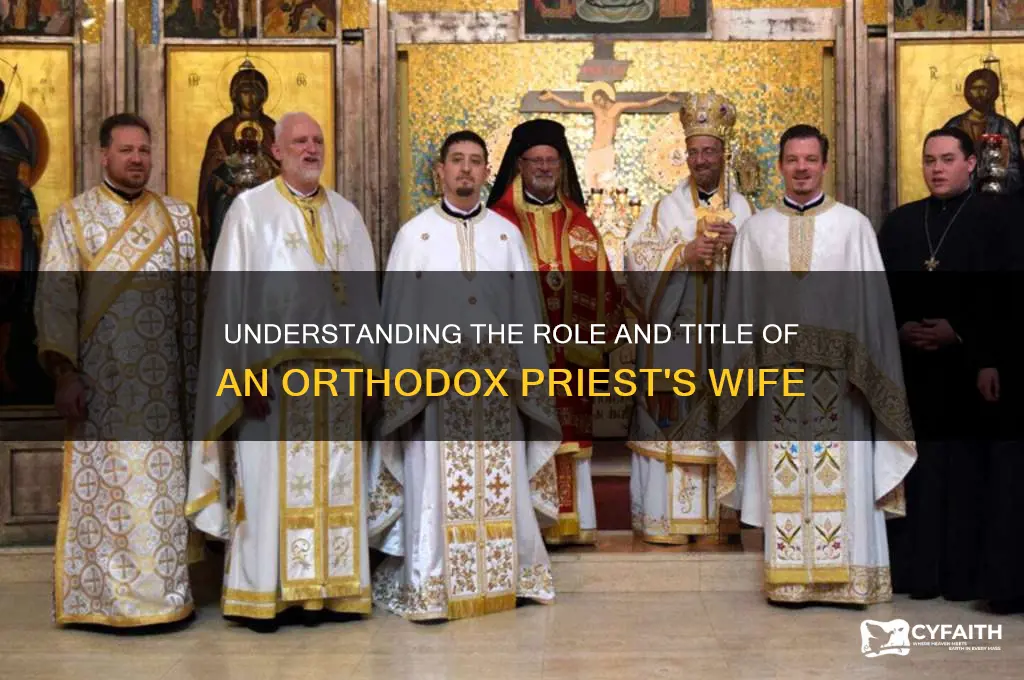 what is the title of an orthodox priest
