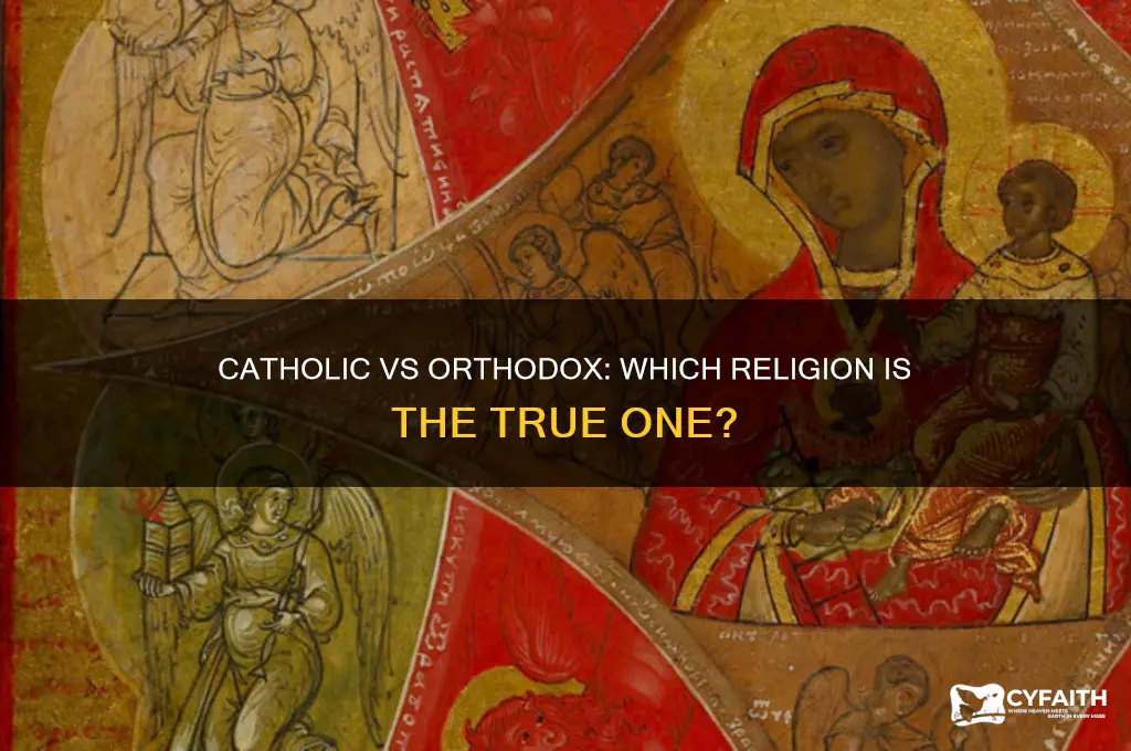 what is the true religion catholic or orthodox