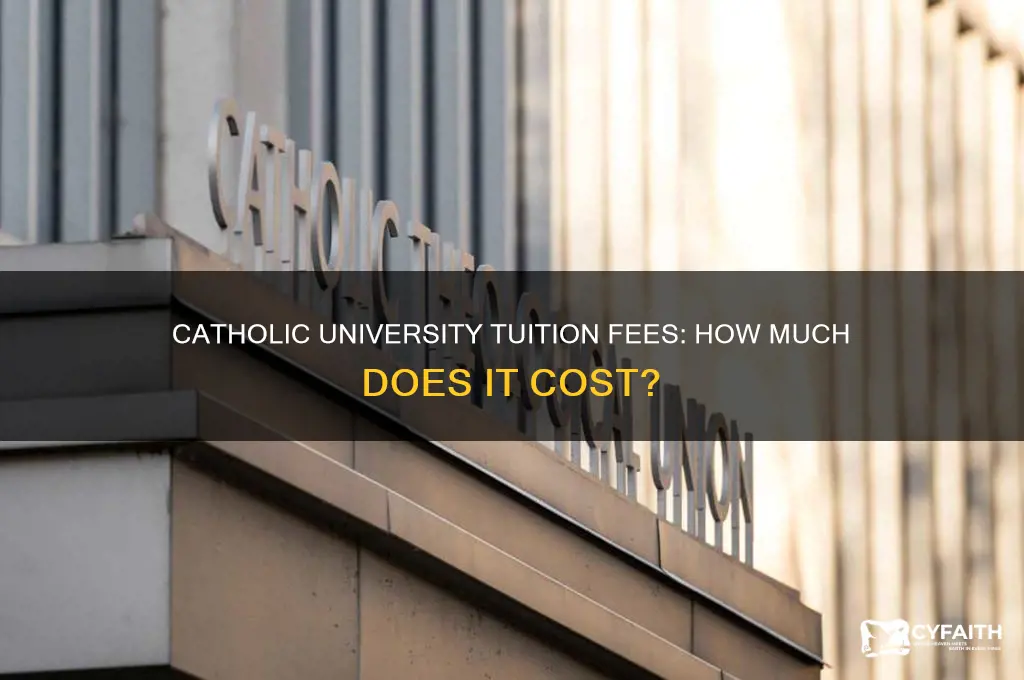 what is the tuition at catholic university