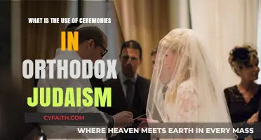 Understanding the Role of Ceremonies in Orthodox Jewish Traditions