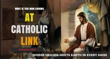 The Man Looking at Catholic Link: What's His Focus?