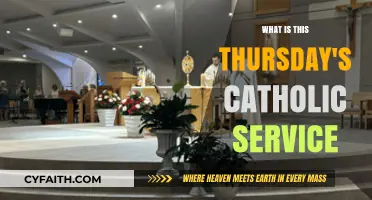 Thursday's Catholic Service: What to Expect