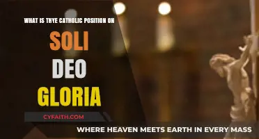 Soli Deo Gloria: Understanding the Catholic Perspective on God's Glory Alone