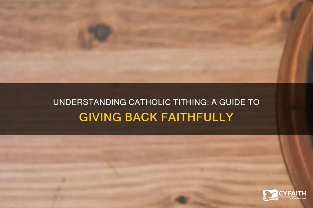 what is tithing catholic