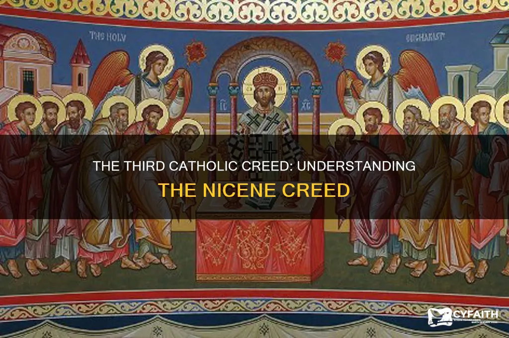 what is tje third catholic creed