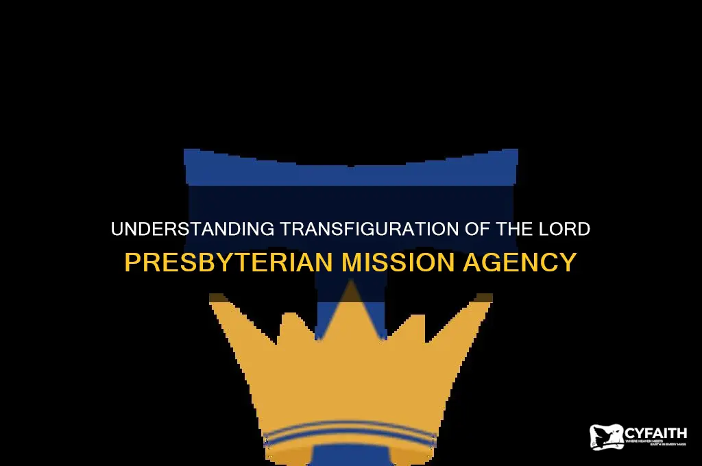 what is transfiguration of the lord presbyterian mission agency