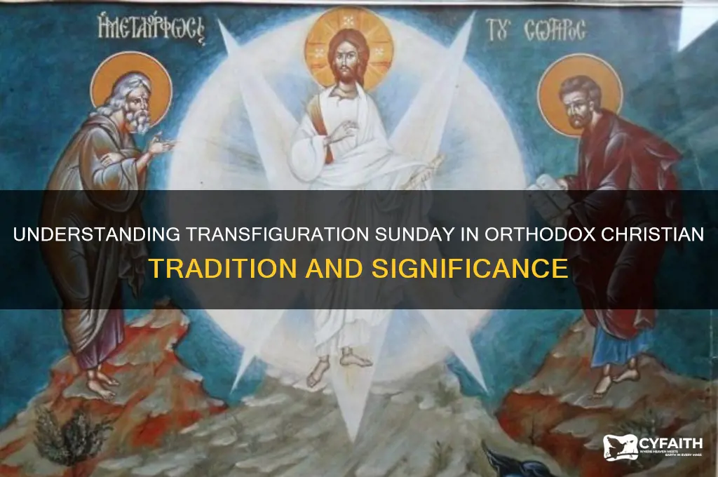 what is transfiguration sunday for orthodox