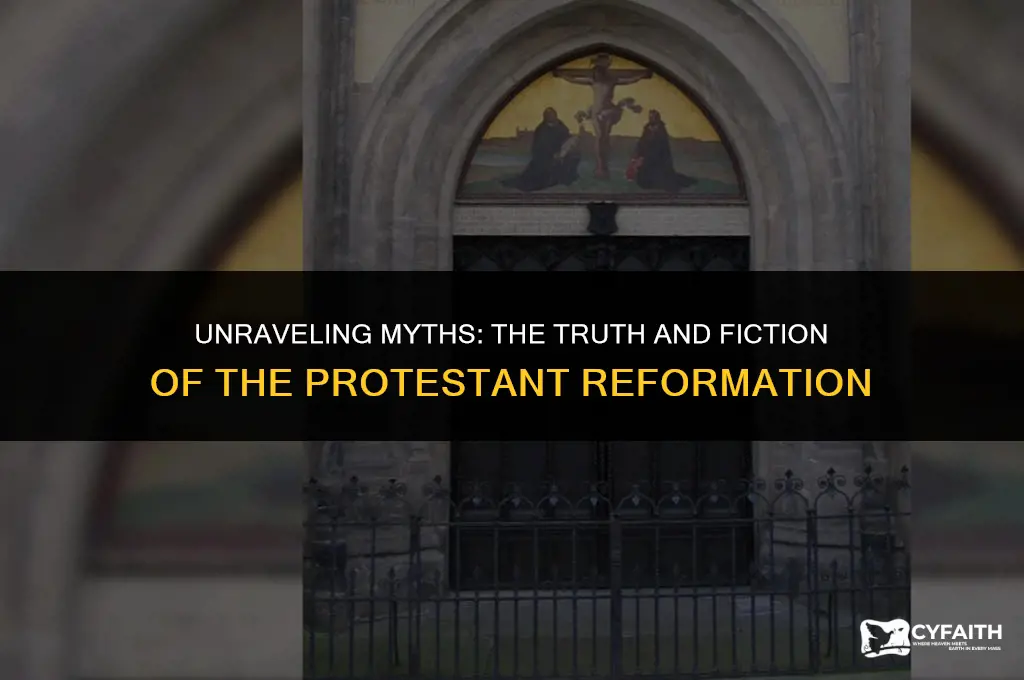 what is true and false about the protestant reformation