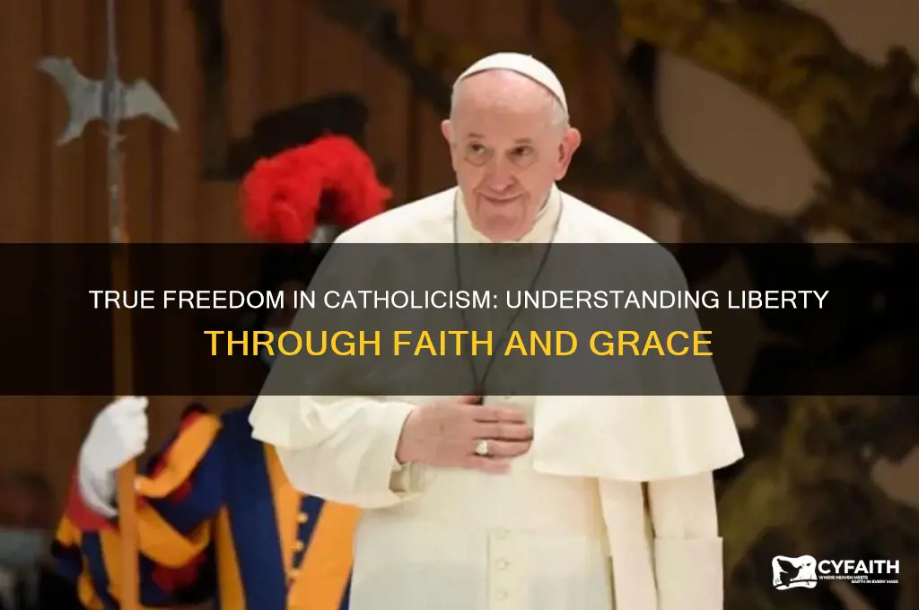 what is true freedom catholic