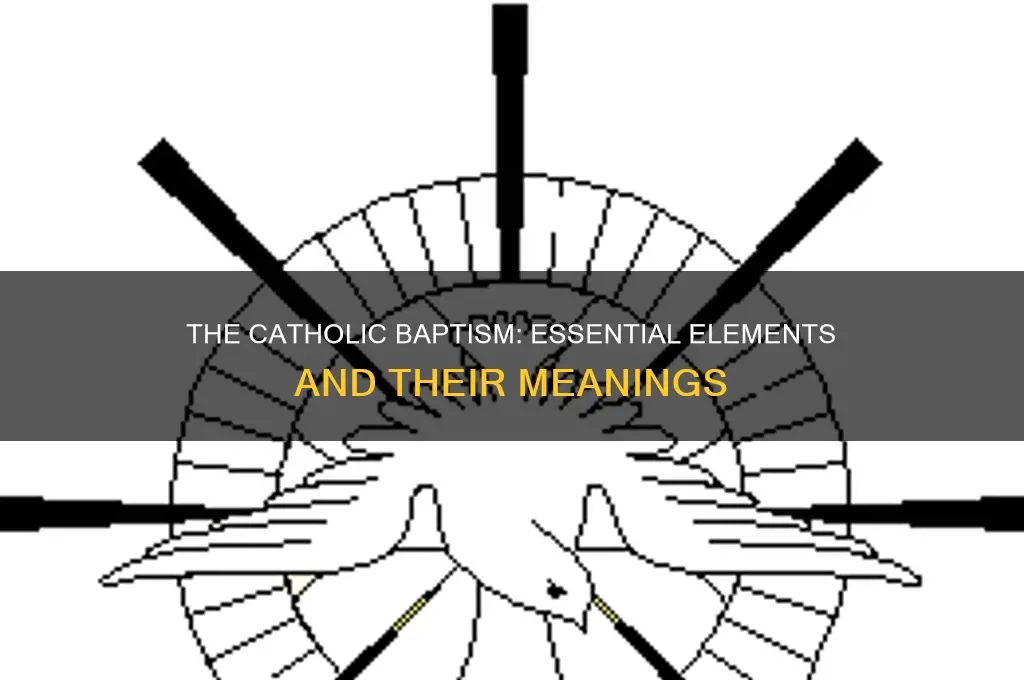 what is used in a catholic baptism