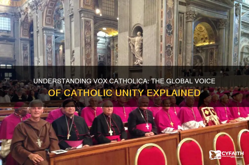 what is vox catholica