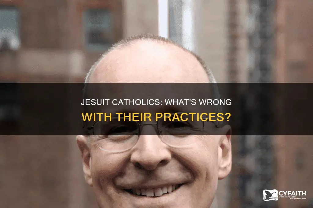 what is wrong with jesuit catholics