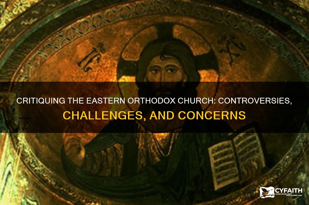 what is wrong with the eadtern orthodox church