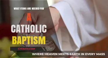 Essential Items for a Catholic Baptism Ceremony