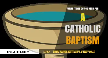Essential Catholic Baptism Items: A Comprehensive Checklist for the Ceremony
