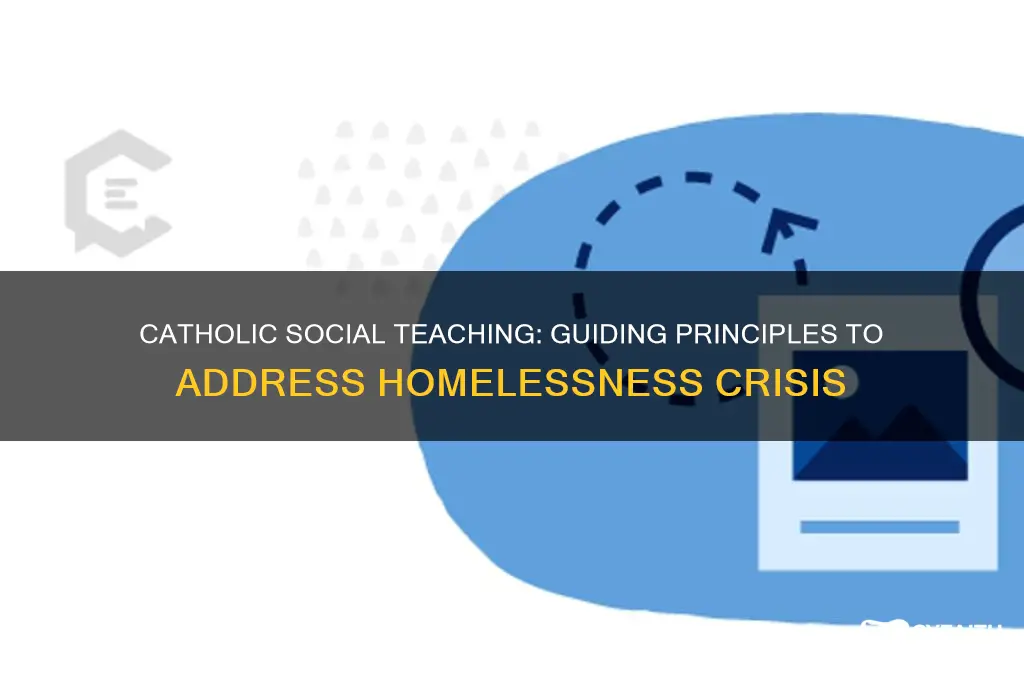 what key principles from catholic social teaching apply to homelessness