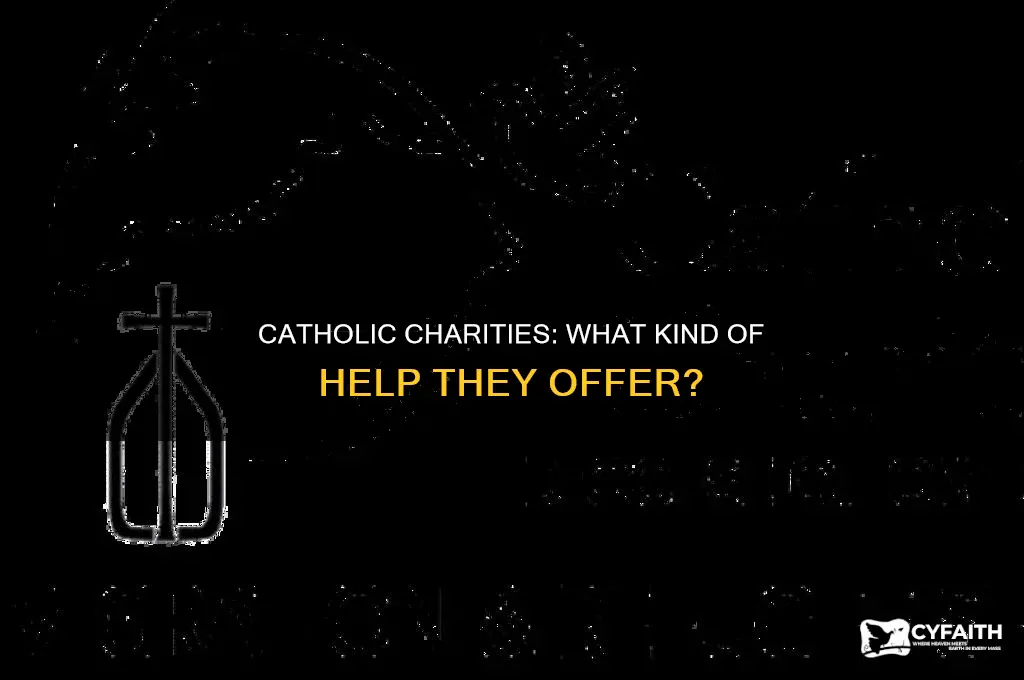 what kind of help from the catholic charities