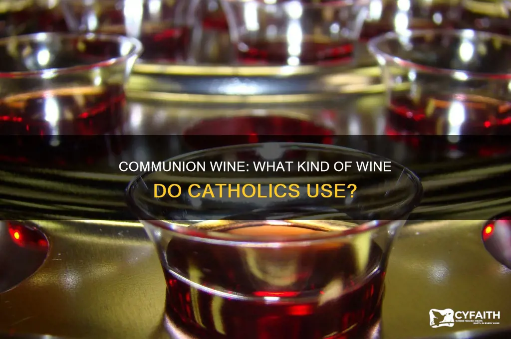 what kind of wine is catholic communion wine