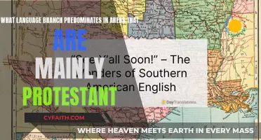 Protestant Regions: A Linguistic Landscape of Predominant Dialects