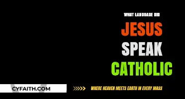 Jesus' Language: A Catholic Perspective