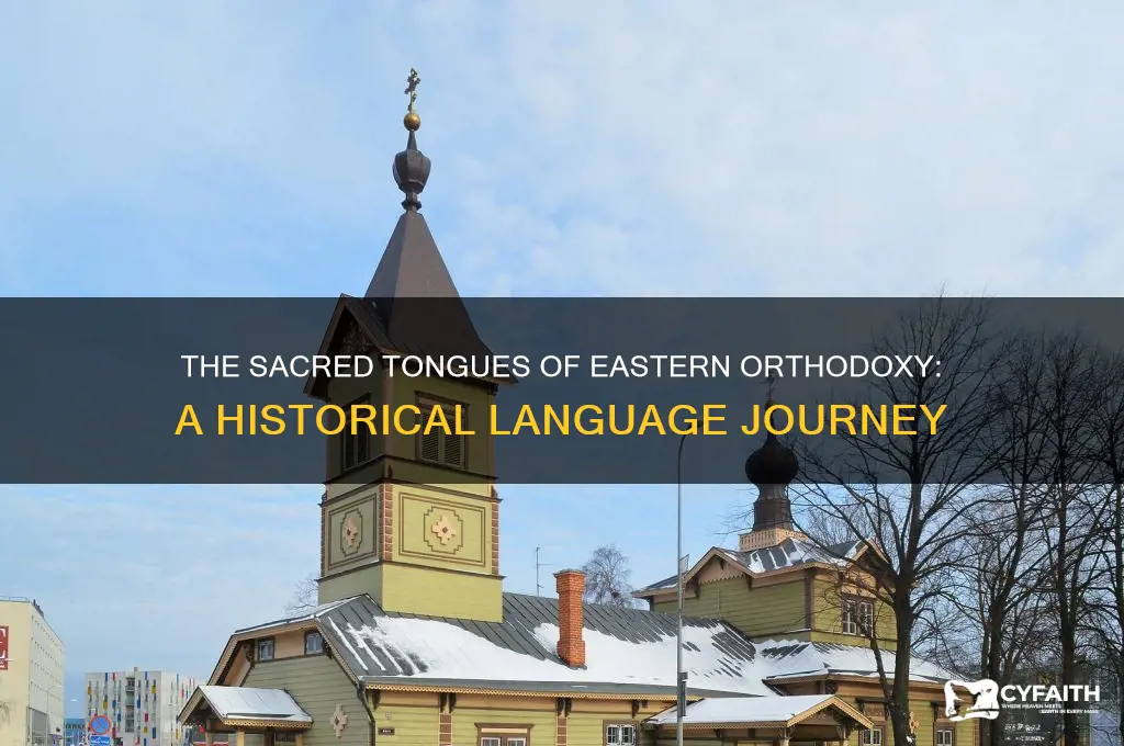 what language did they speak in eastern orthodox church