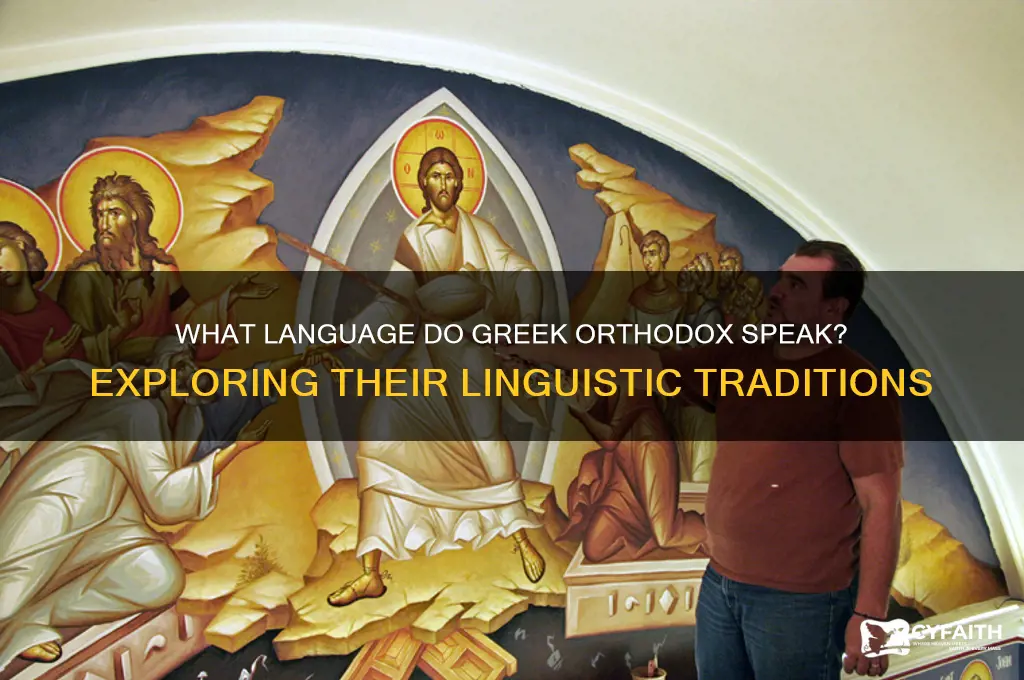 what language do greek orthodox speak