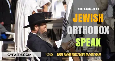 Languages of Jewish Orthodoxy: Exploring the Diverse Tongues Spoken in Communities