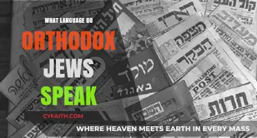 The Language of Tradition: What Orthodox Jews Speak Daily