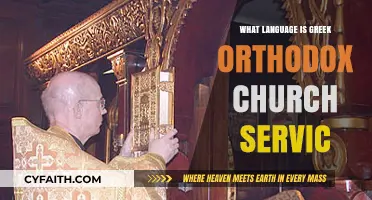 The Language of Greek Orthodox Church Services: A Historical Overview